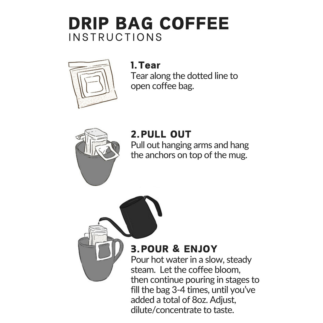 Drip Bag Coffee - Tanzania Peaberry