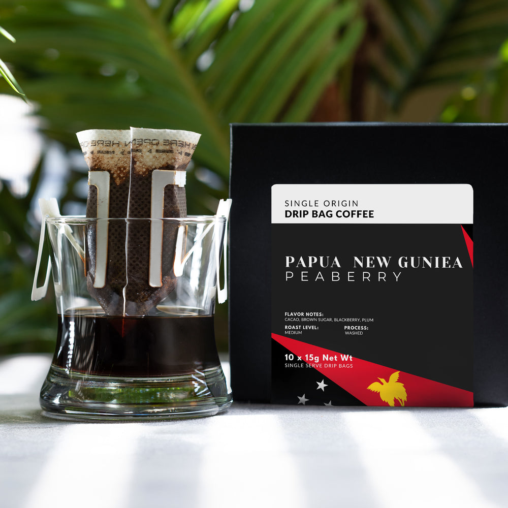 Drip Bag Coffee - Papua New Guinea Peaberry